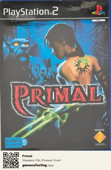 Primal PlayStation 2, France box front