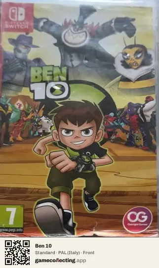 Ben 10 Nintendo Switch, Italy box front