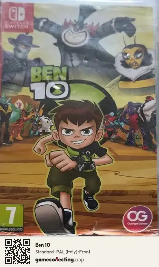 Ben 10 Nintendo Switch, Italy box front