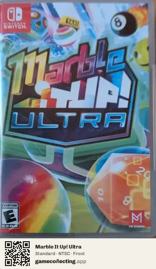 Marble It Up! Ultra Nintendo Switch, NTSC box front