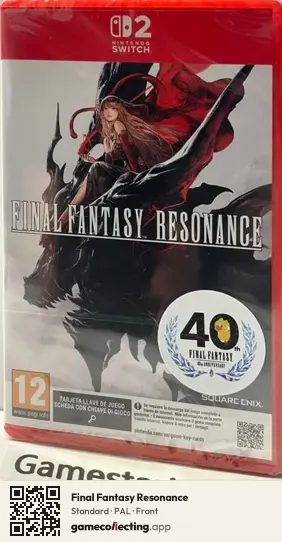 Final Fantasy Resonance Nintendo Switch 2, PAL box front
