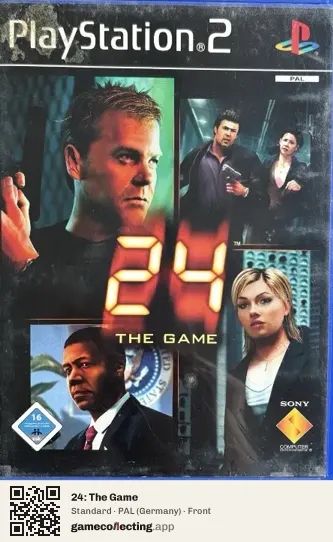 24: The Game PlayStation 2, Germany box front