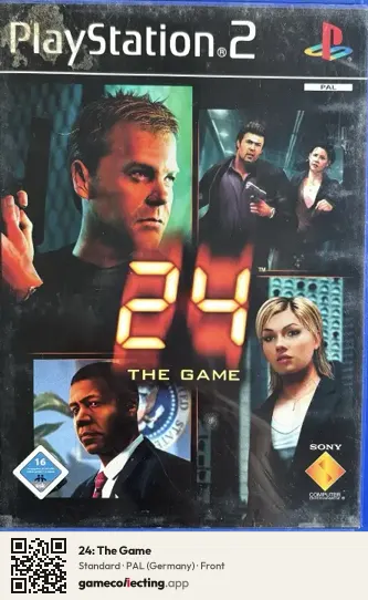 24: The Game PlayStation 2, Germany box front