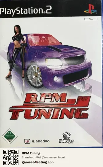 RPM Tuning PlayStation 2, Germany box front