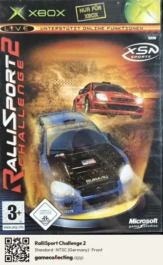 RalliSport Challenge 2 Xbox, Germany box front