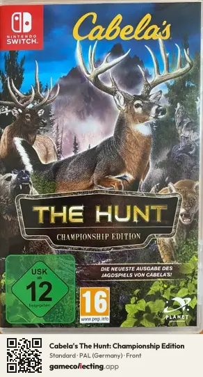 Cabela's The Hunt: Championship Edition Nintendo Switch, Germany box front