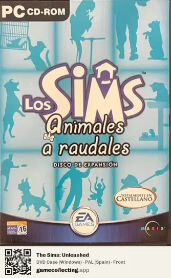 The Sims: Unleashed Computer, Spain box front