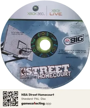 NBA Street Homecourt Xbox 360, PAL disc
