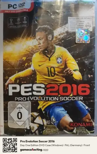 Pro Evolution Soccer 2016 Computer, Germany box front