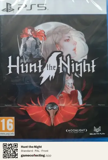 Hunt the Night PlayStation 5, PAL box front