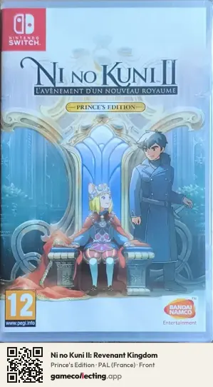 Ni no Kuni II: Revenant Kingdom Nintendo Switch, France box front