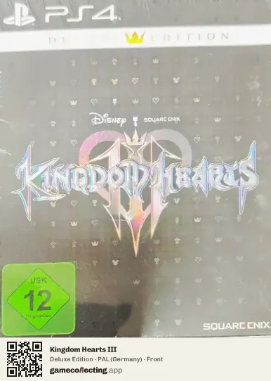 Kingdom Hearts III PlayStation 4, Germany box front