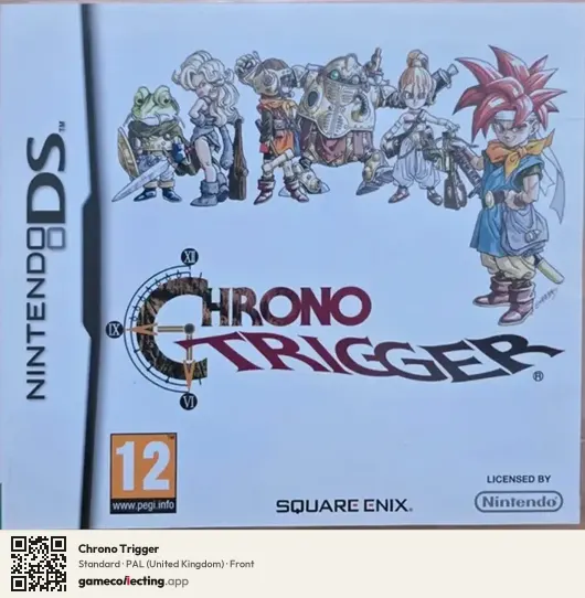 Chrono Trigger Nintendo DS, United Kingdom box front