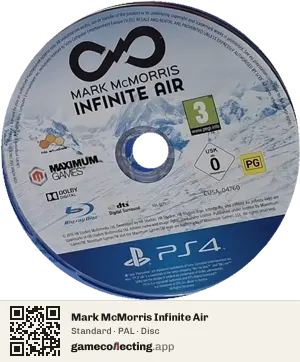 Mark McMorris Infinite Air PlayStation 4, PAL disc