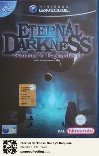 Eternal Darkness: Sanity's Requiem Nintendo GameCube, PAL box front