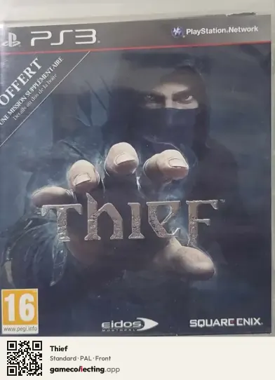 Thief PlayStation 3, PAL box front
