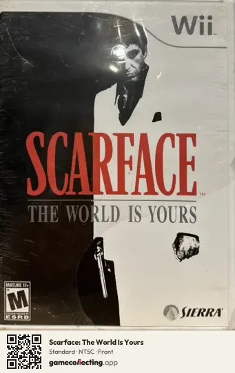 Scarface: The World Is Yours Nintendo Wii, NTSC box front