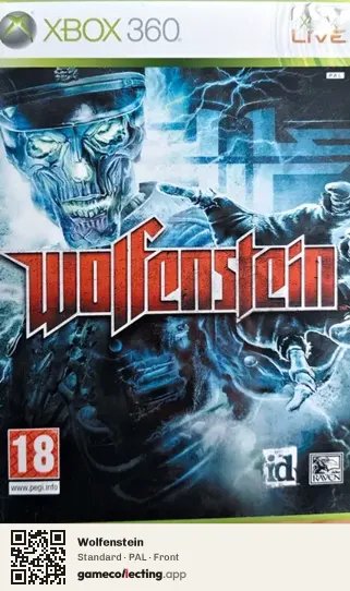 Wolfenstein Xbox 360, PAL box front