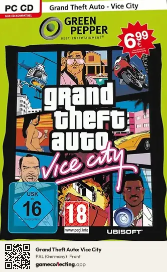 Grand Theft Auto: Vice City Computer, Germany box front