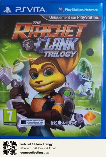 Ratchet & Clank Trilogy PlayStation Vita, France box front