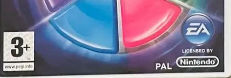 Trivial Pursuit, the PEGI square on its front