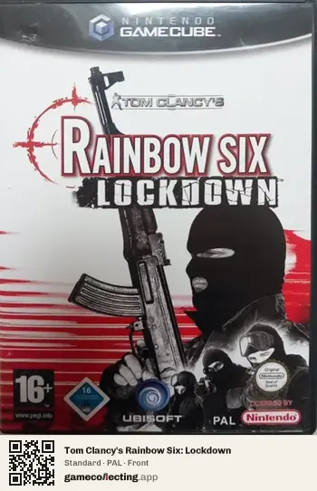Tom Clancy's Rainbow Six: Lockdown Nintendo GameCube, PAL box front