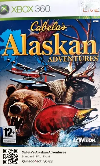 Cabela's Alaskan Adventures Xbox 360, PAL box front