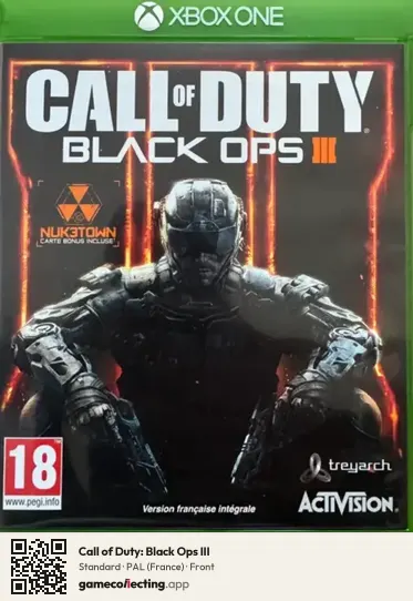 Call of Duty: Black Ops III Xbox One, France box front