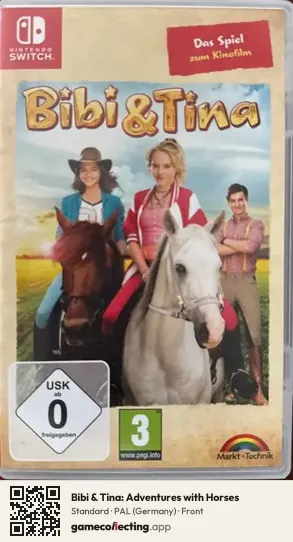 Bibi & Tina: Adventures with Horses Nintendo Switch, Germany box front