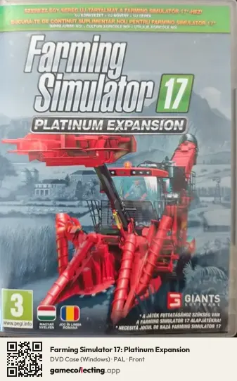 Farming Simulator 17: Platinum Expansion Computer, PAL box front