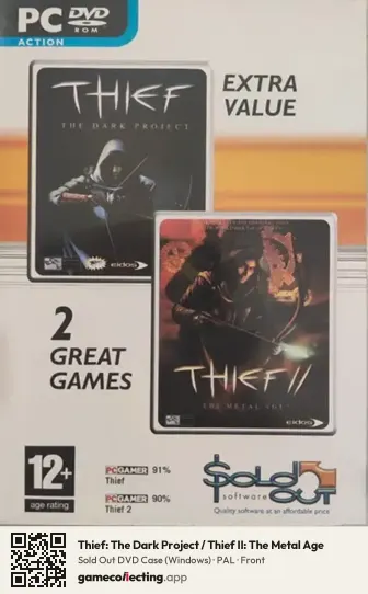 Thief: The Dark Project / Thief II: The Metal Age Computer, PAL box front