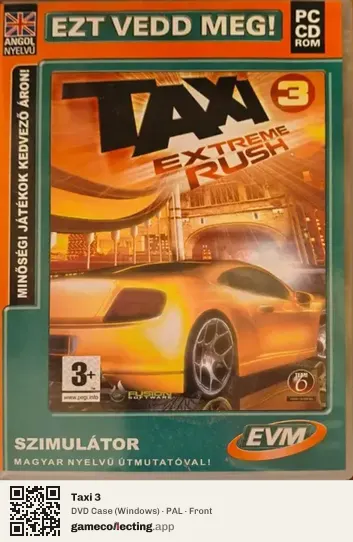 Taxi 3 Computer, PAL box front