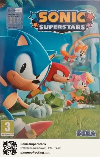 Sonic Superstars Computer, PAL box front