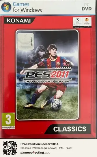 Pro Evolution Soccer 2011 Computer, PAL box front