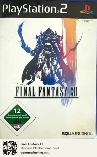 Final Fantasy XII PlayStation 2, Germany box front