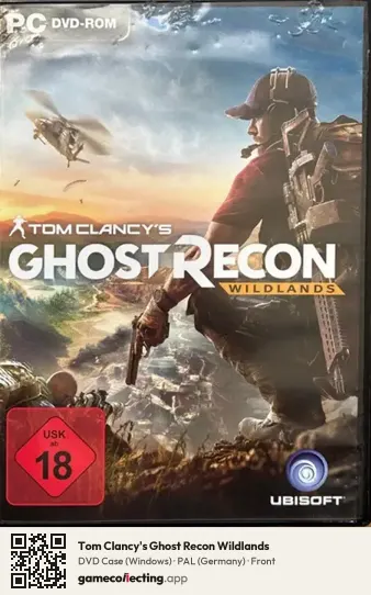 Tom Clancy's Ghost Recon Wildlands Computer, Germany box front