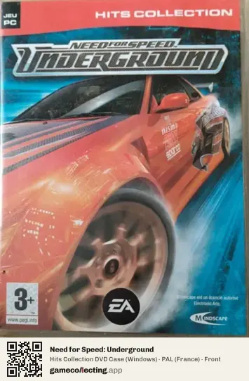 Need for Speed: Underground Computer, France box front