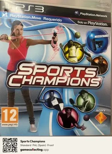 Sports Champions PlayStation 3, Spain box front
