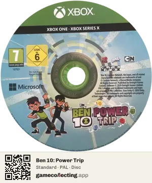 Ben 10: Power Trip Xbox One, PAL disc