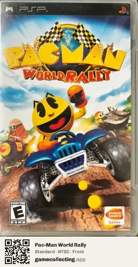 Pac-Man World Rally PlayStation Portable, NTSC box front