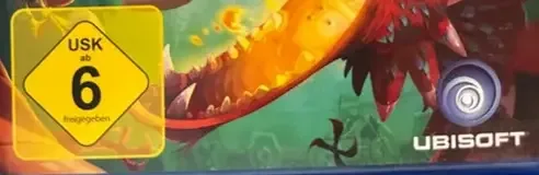 Rayman Legends, the USK square on its front