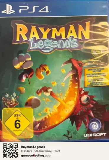 Rayman Legends PlayStation 4, Germany box front