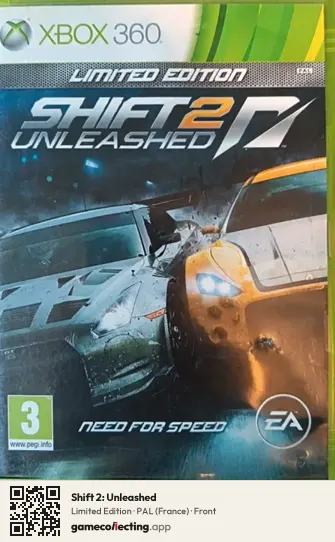 Shift 2: Unleashed Xbox 360, France box front