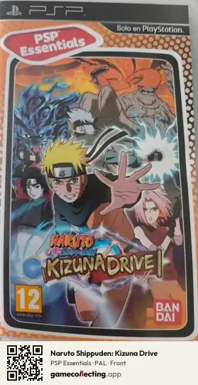 Naruto Shippuden: Kizuna Drive PlayStation Portable, PAL box front