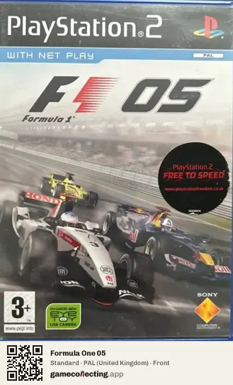 Formula One 05 PlayStation 2, United Kingdom box front