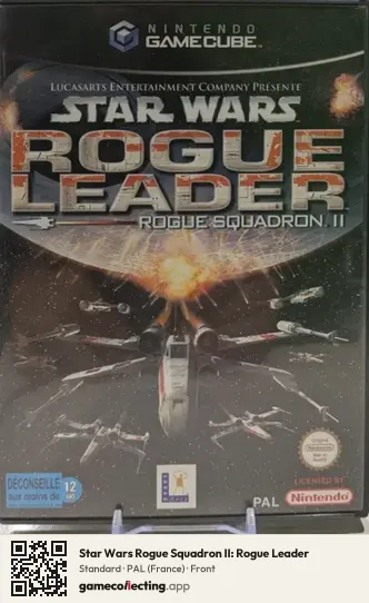 Star Wars Rogue Squadron II: Rogue Leader Nintendo GameCube, France box front