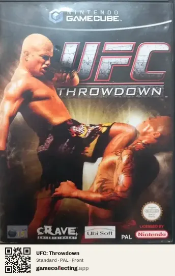 UFC: Throwdown Nintendo GameCube, PAL box front