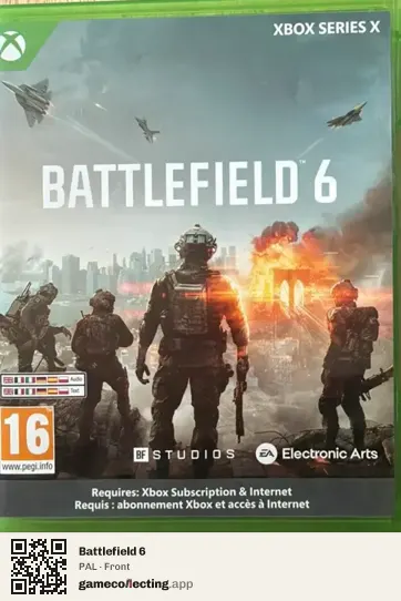 Battlefield 6 Xbox Series X, PAL box front
