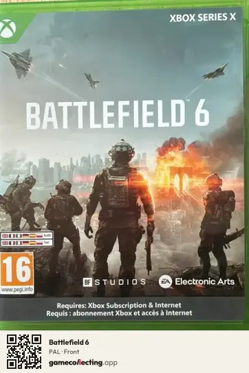 Battlefield 6 Xbox Series X, PAL box front