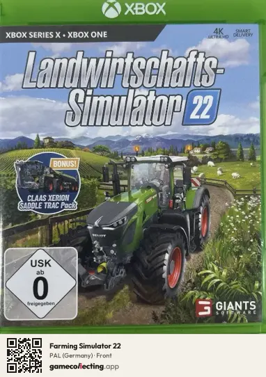 Farming Simulator 22 Xbox Series X, Germany box front